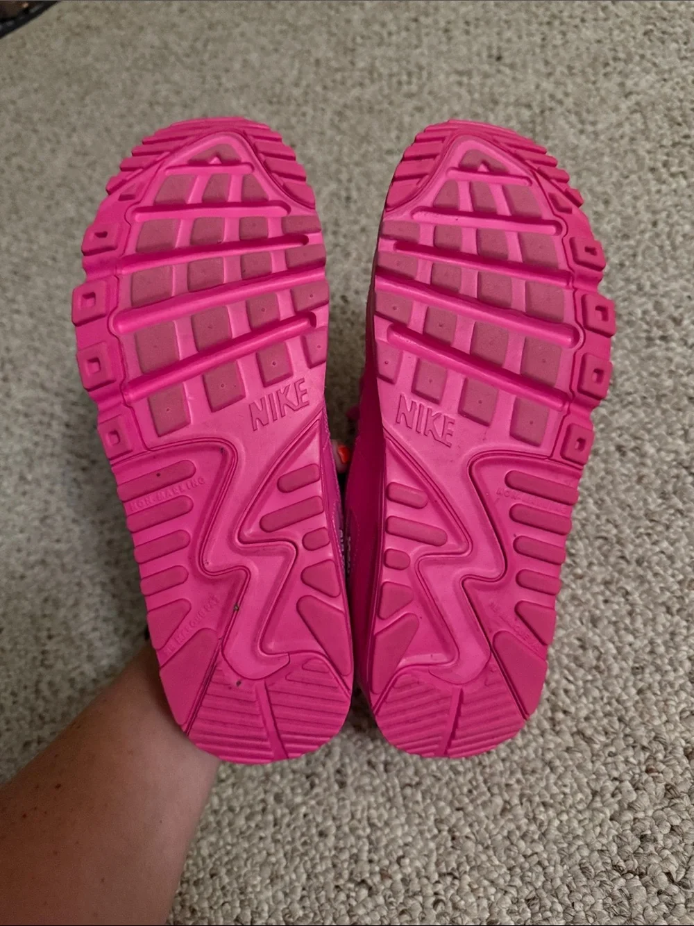 Nike Pink Monochrome Air Max Sneakers